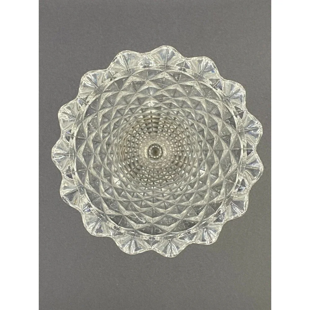 Crystal Vase Diamond Cut by Princess House VINTAGE